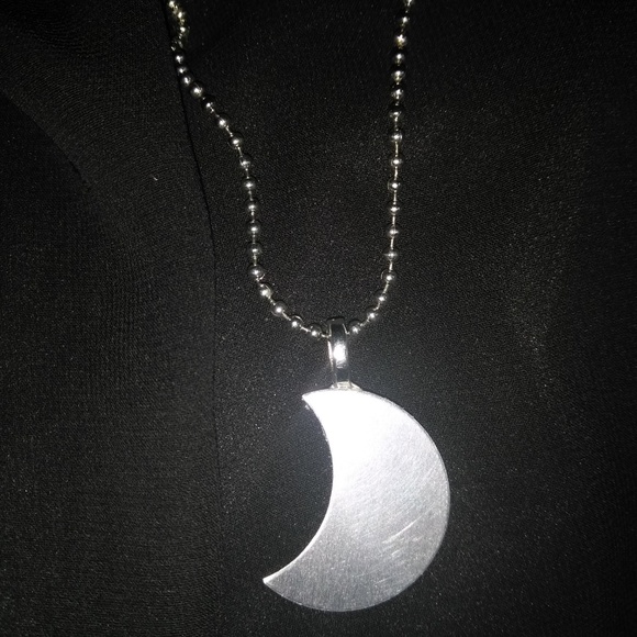 Gypsy Style Custom Crescent Moon Necklace - Picture 6 of 13